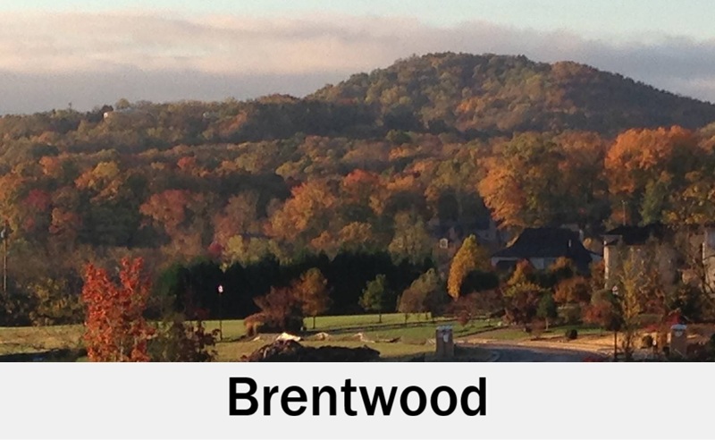 Brentwood, Tennessee hillside setting for elegant weddings