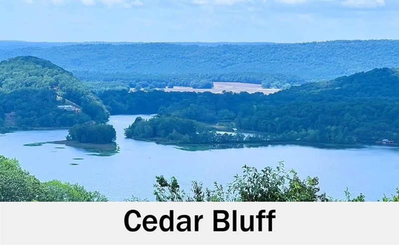 Lakeside views in Cedar Bluff, Alabama perfect for weddings