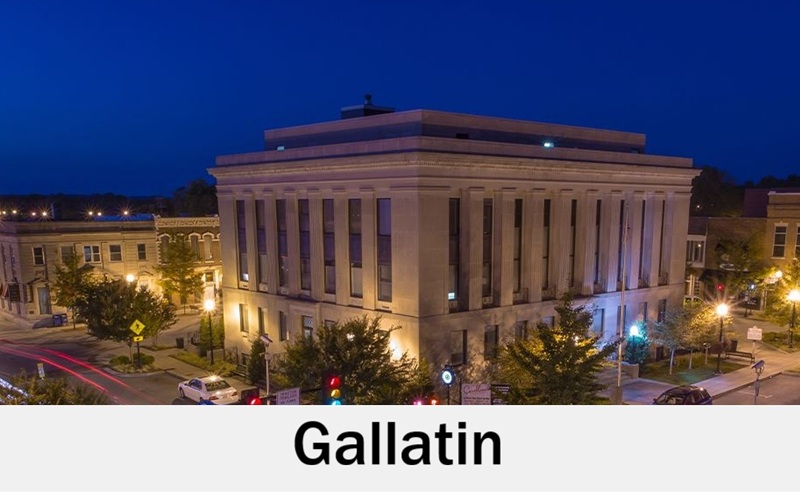 Gallatin, Tennessee courthouse area for wedding events
