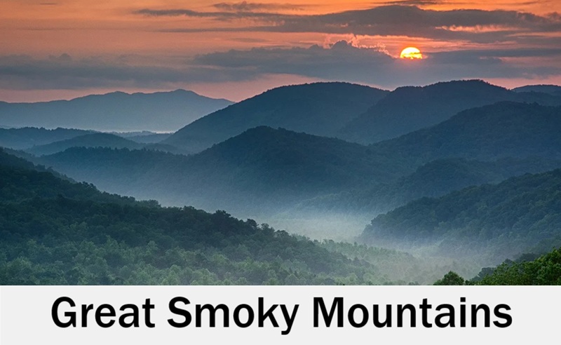 Great Smoky Mountains backdrop for scenic Tennessee weddings