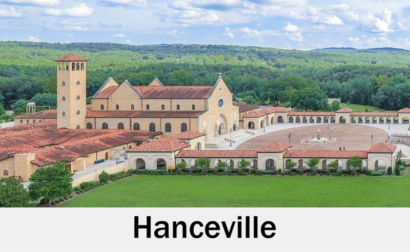 Hanceville, Alabama campus and church setting for wedding ceremonies