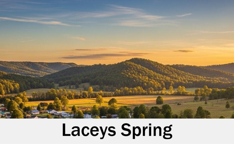 Rolling hills in Laceys Spring, Alabama for rustic weddings