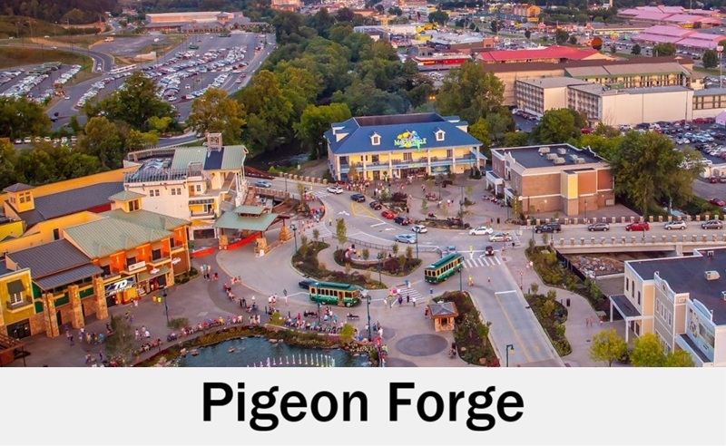 Pigeon Forge, Tennessee mountain setting for weddings