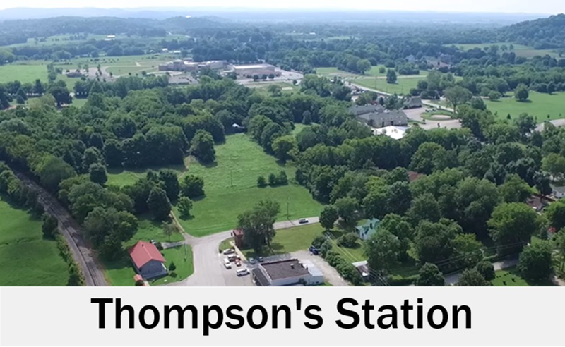 Thompson’s Station, Tennessee countryside ideal for weddings
